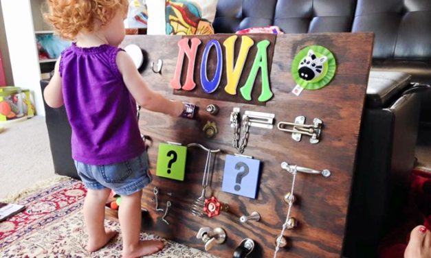 Busy Board Untuk Stimulasi Motorik Halus Anak